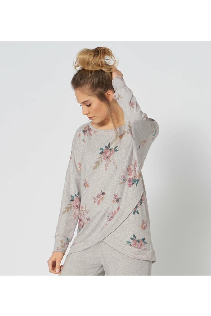  Triumph Kadın Thermal Sweater Print Pijama Üstü