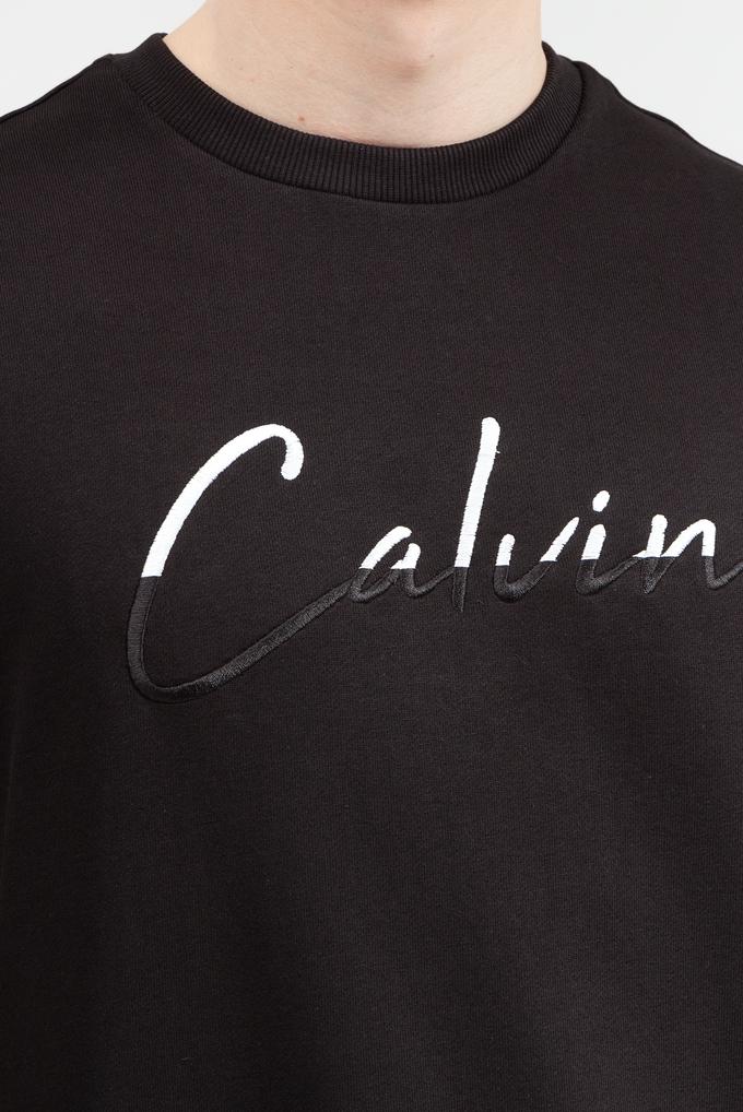  Calvin Klein Erkek Bisiklet Yaka Sweatshirt