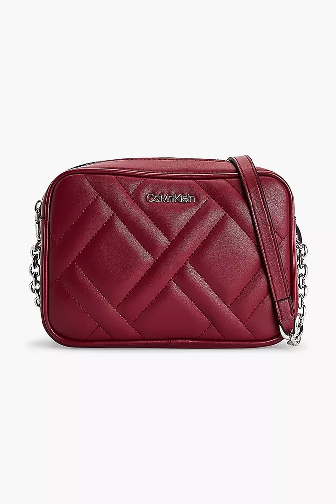  Calvin Klein Ck Quilt Camera Bag Kadın Mini Omuz Çantası