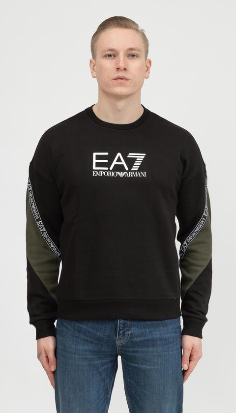  EA7 Erkek Bisiklet Yaka Sweatshirt
