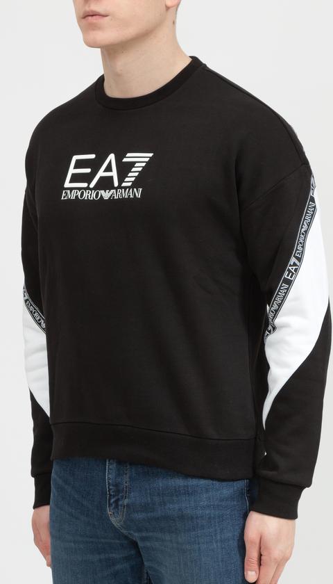  EA7 Erkek Bisiklet Yaka Sweatshirt
