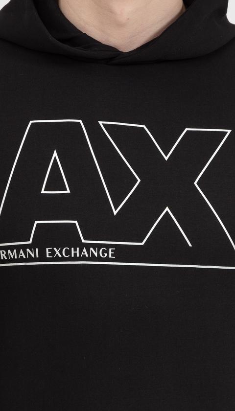  Armani Exchange Erkek Kapüşonlu Sweatshirt