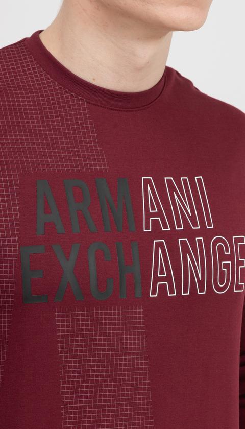  Armani Exchange Erkek Bisiklet Yaka Sweatshirt