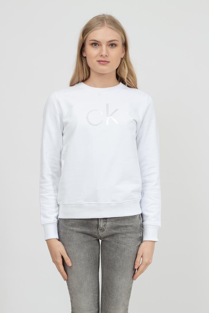  Calvin Klein Ombre Diamante Sweatshirt Kadın Bisiklet Yaka Sweatshirt