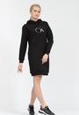  Calvin Klein Ombre Diamante Hoodie Sweatdress Kadın Elbise