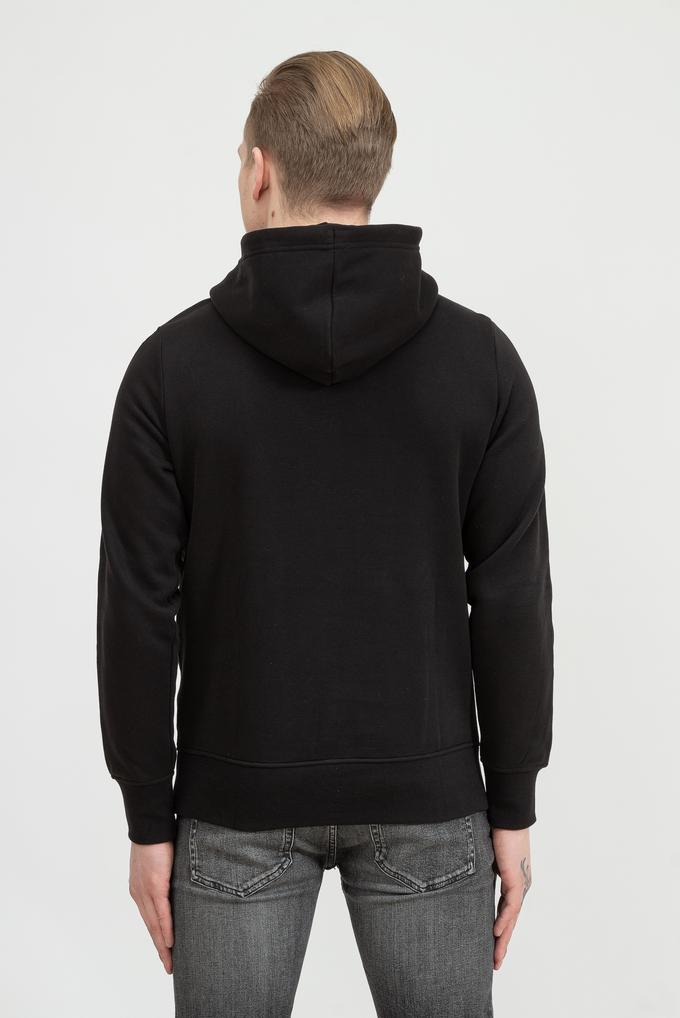 Calvin Klein Shadow Logo Tape Sleeves Hoodie Erkek Kapüşonlu Sweatshirt