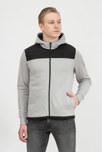  Calvin Klein Technical Zip Through Hoodie Erkek Fermuarlı Sweatshirt
