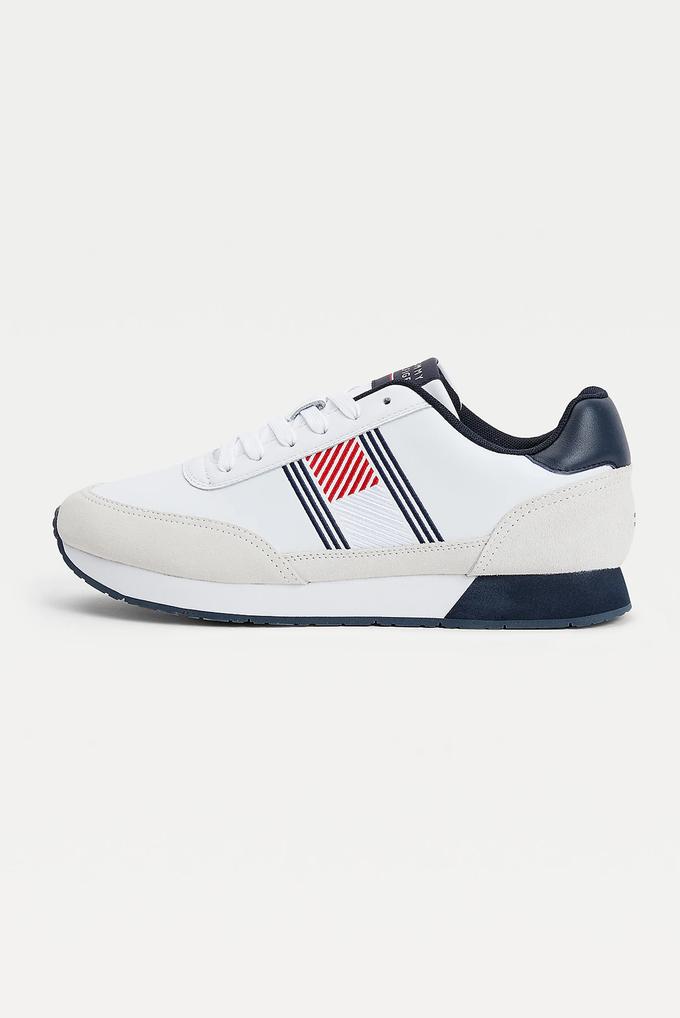  Tommy Hilfiger Essential Runner Flag Leather Erkek Sneaker