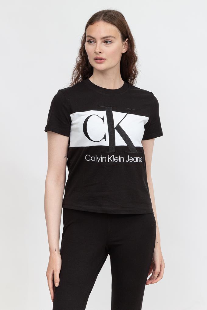  Calvin Klein Blocking Tee Kadın Bisiklet Yaka T-Shirt