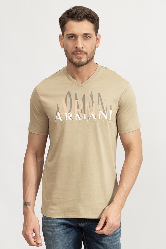  Armani Exchange Erkek V Yaka T-Shirt