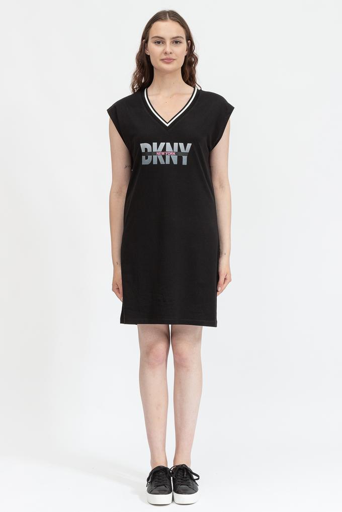  DKNY Kadın V Yaka T-Shirt